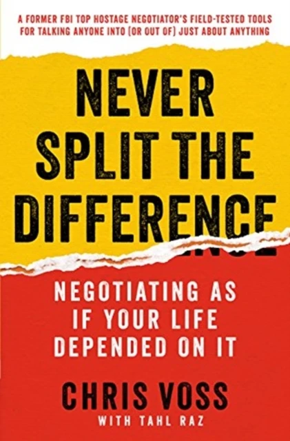 Never Split the Difference – Chris Voss – boek cover
