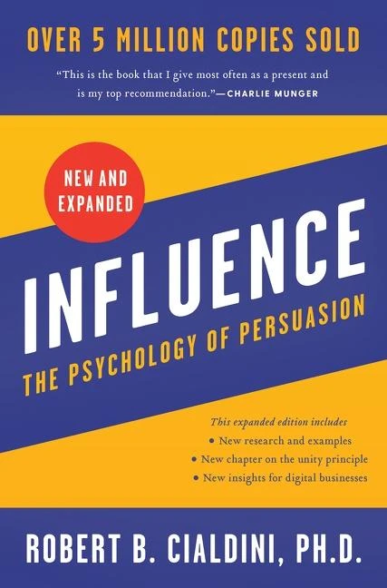 Influence, New and Expanded – PhD Robert B. Cialdini – boek cover