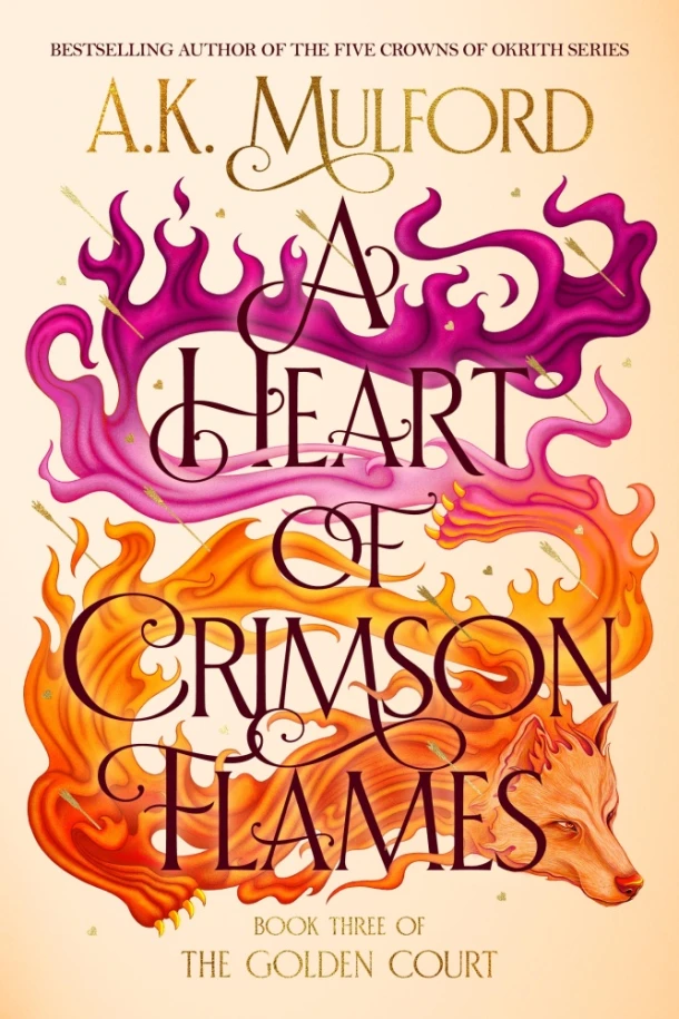 A Heart of Crimson Flames – A K Mulford – boek cover