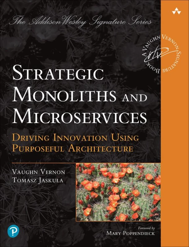 Strategic Monoliths and Microservices – Vaughn Vernon – boek cover