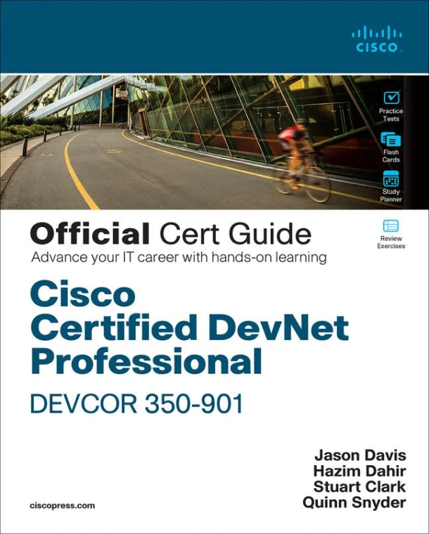 Cisco Certified DevNet Professional DEVCOR 350-901 Official Cert Guide – Hazim Dahir – boek cover