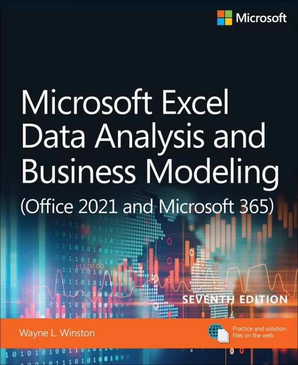 Microsoft Excel Data Analysis and Business Modeling (Office 2021 and Microsoft 365) – Wayne Winston – boek cover