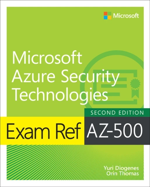 Exam Ref AZ-500 Microsoft Azure Security Technologies, 2/e – Yuri Diogenes – boek cover