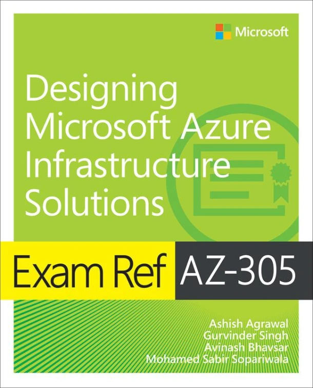 Exam Ref AZ-305 Designing Microsoft Azure Infrastructure Solutions – Ashish Agrawal – boek cover