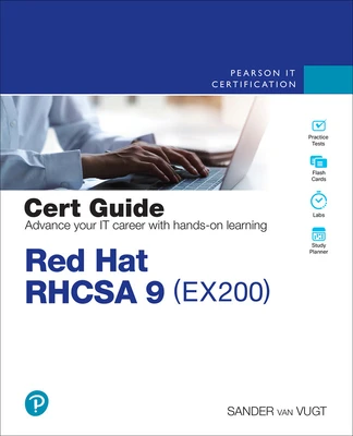 Red Hat RHCSA 9 Cert Guide – Sander van Vugt – boek cover