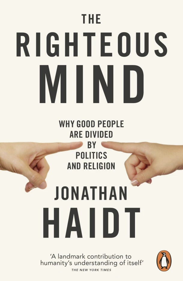 The Righteous Mind – Jonathan Haidt – boek cover