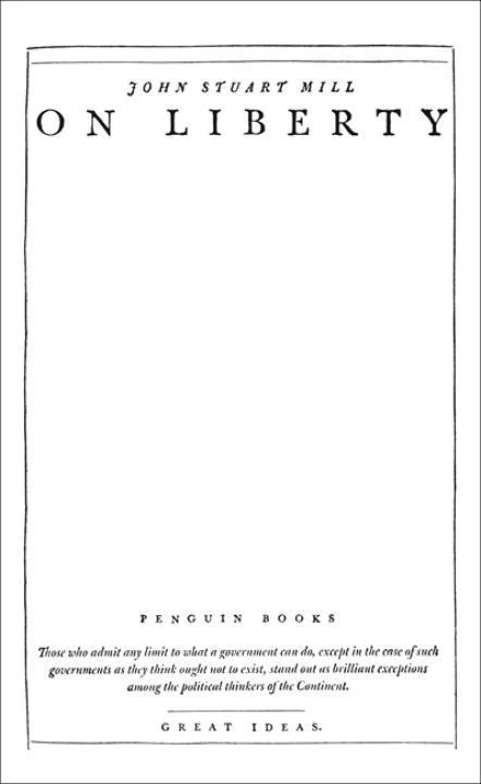 On Liberty – John Stuart Mill – boek cover