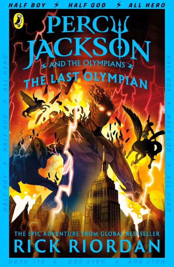 Percy Jackson and the Last Olympian (Book 5) – Rick Riordan – boek cover