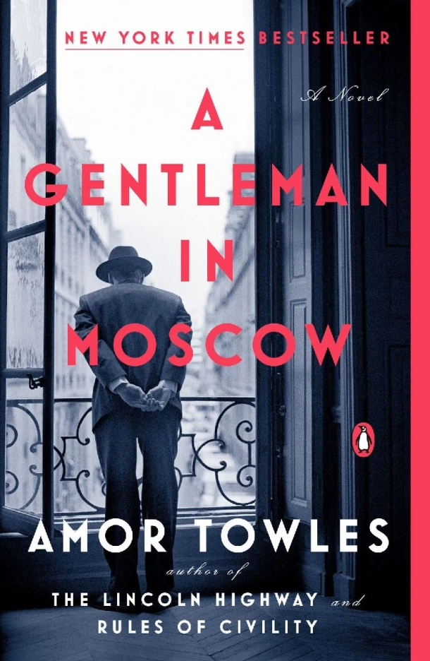 A Gentleman in Moscow – Amor Towles – boek cover