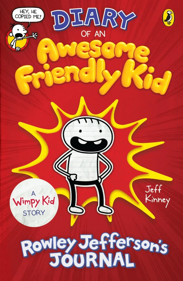 Diary of an Awesome Friendly Kid – Jeff Kinney – boek cover