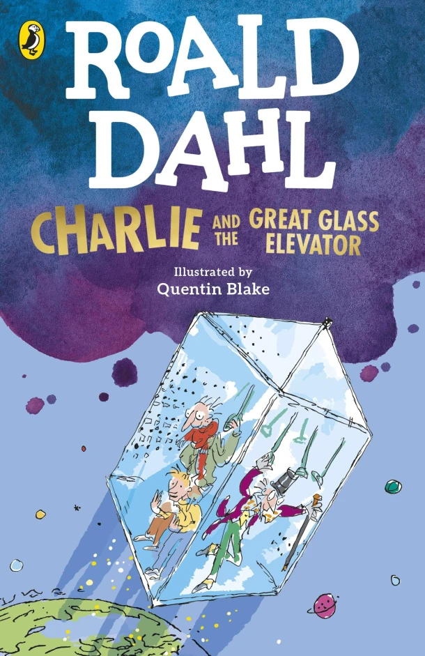 Charlie and the Great Glass Elevator – Roald Dahl – boek cover