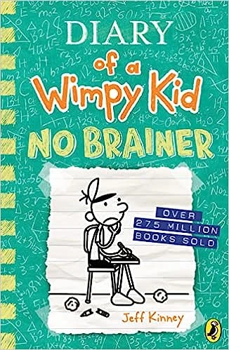 Diary of a Wimpy Kid: No Brainer (Book 18) – Jeff Kinney – boek cover