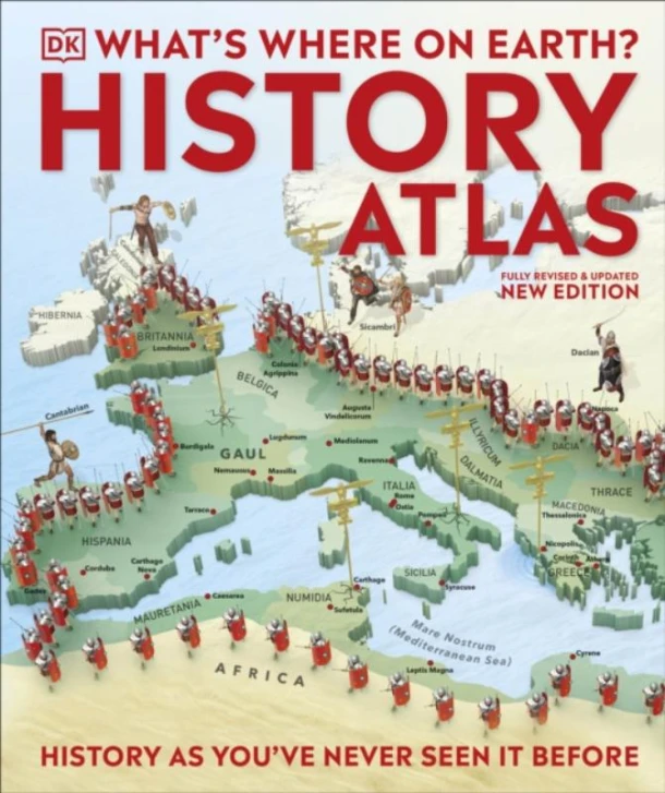 What's Where on Earth? History Atlas – Fran Baines – boek cover