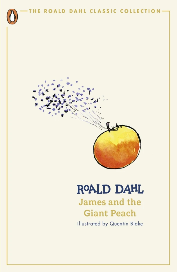 James and the Giant Peach – Roald Dahl – boek cover