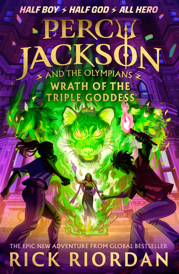 Percy Jackson and the Olympians: Wrath of the Triple Goddess – Rick Riordan – boek cover