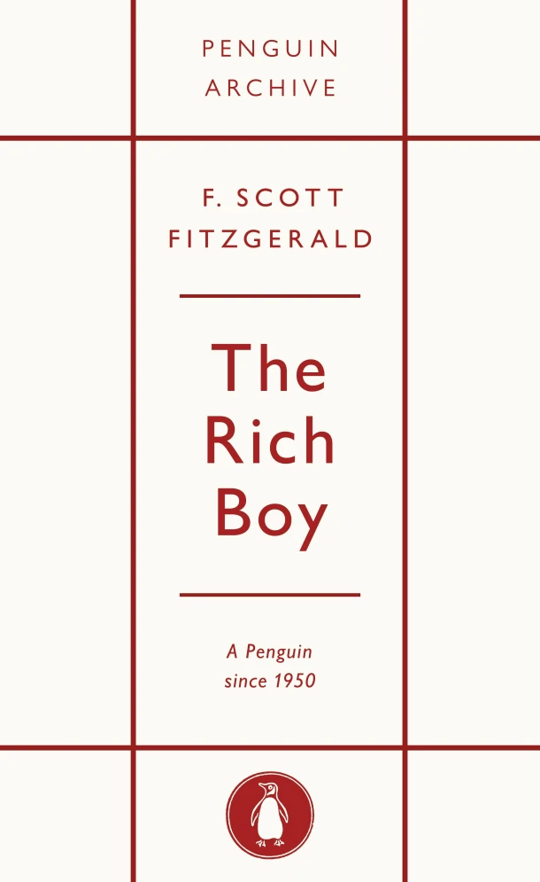 The Rich Boy – F. Scott Fitzgerald – boek cover