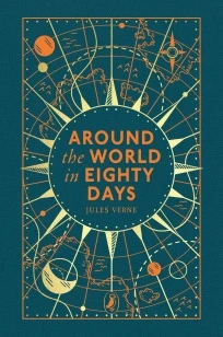 Around the World in Eighty Days – Jules Verne – boek cover