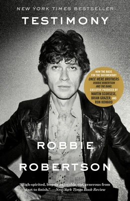 Testimony – Robbie Robertson – boek cover