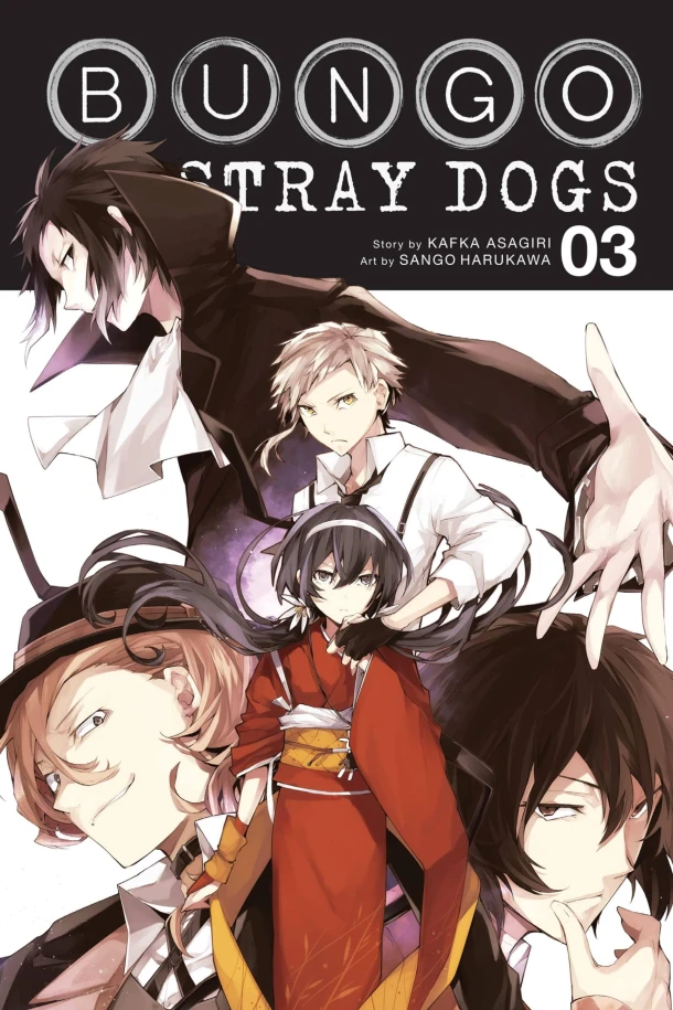 Bungo Stray Dogs, Vol. 3 – Kafka Asagiri – boek cover