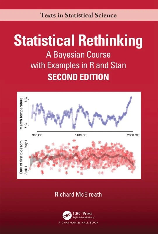 Statistical Rethinking – McElreath, Richard (Max Planck Institute for Evolutionary Anthropology, Leipzig, Germany) – boek cover