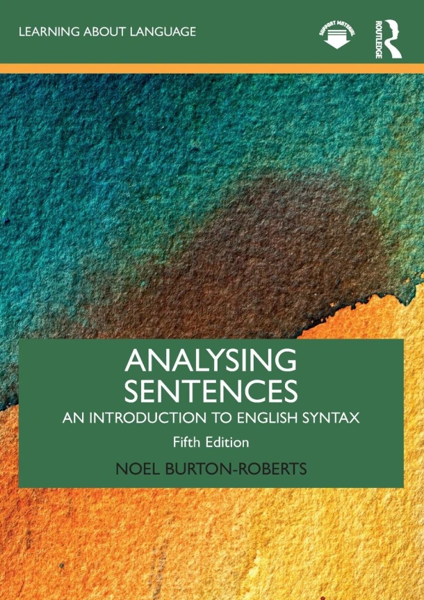 Analysing Sentences – Noel (University of Newcastle Burton-Roberts – boek cover