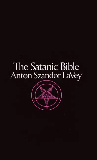 The Satanic Bible – Anton LaVey – boek cover