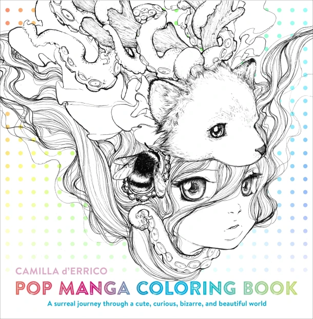 Pop Manga Coloring Book – C D‘errico – boek cover