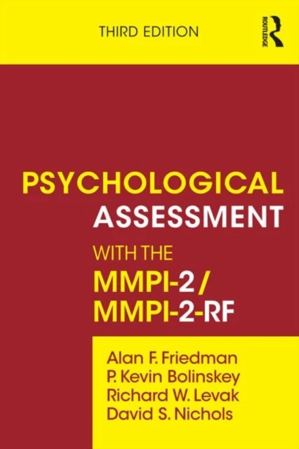Psychological Assessment with the MMPI-2 / MMPI-2-RF – Friedman, Alan F. – boek cover