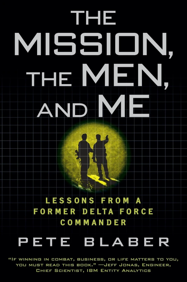 The Mission, the Men, and Me – Pete Blaber – boek cover