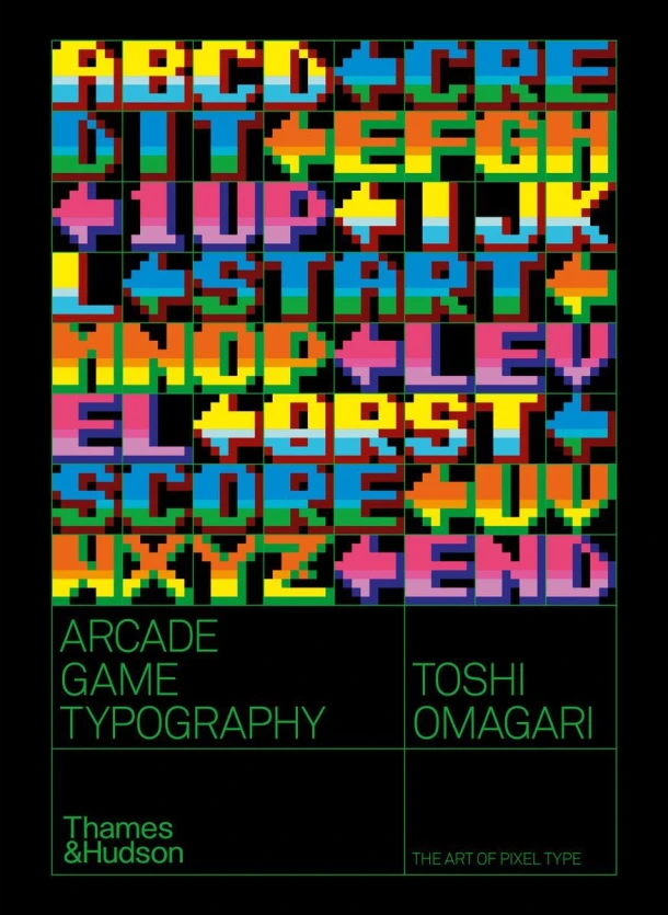 Arcade Game Typography – Toshi Omagari – boek cover