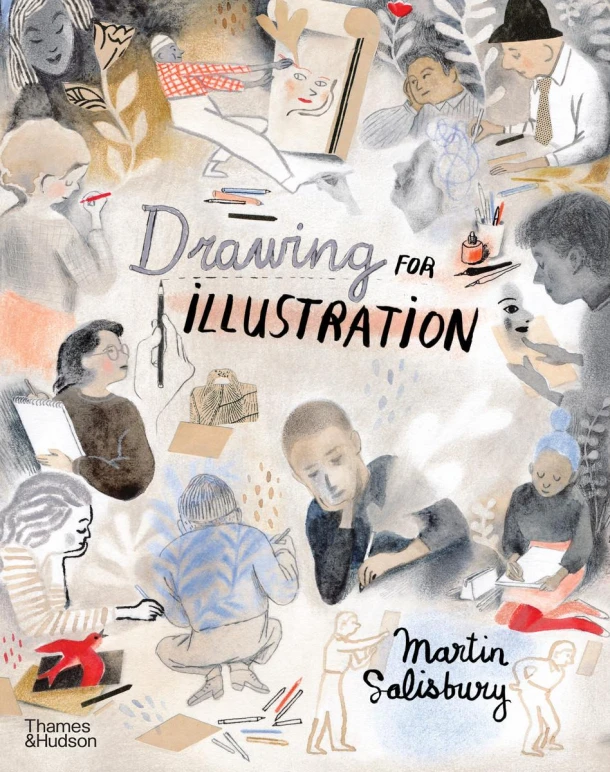 Drawing for Illustration – Martin Salisbury – boek cover