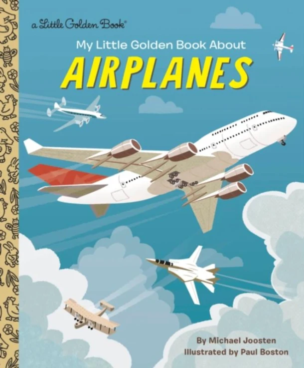 My Little Golden Book About Airplanes – Michael Joosten – boek cover