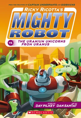 RICKY RICOTTAS MIGHTY ROBOT VS – Dav Pilkey – boek cover