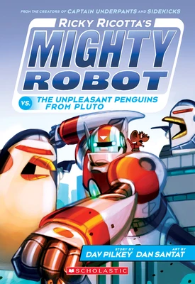 RICKY RICOTTAS MIGHTY ROBOT VS – Dav Pilkey – boek cover
