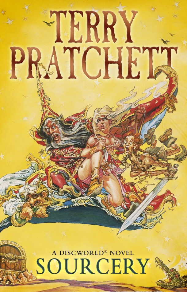 Sourcery – Terry Pratchett – boek cover