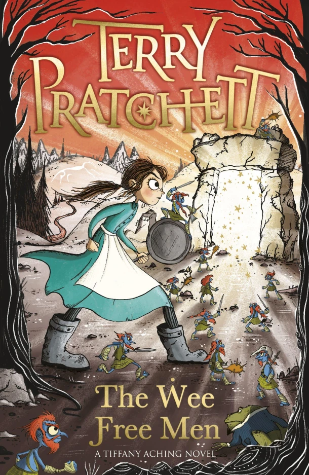 The Wee Free Men – Terry Pratchett – boek cover