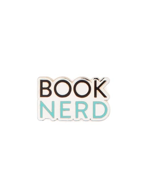 Book Nerd Enamel Pin – Out of Print – boek cover