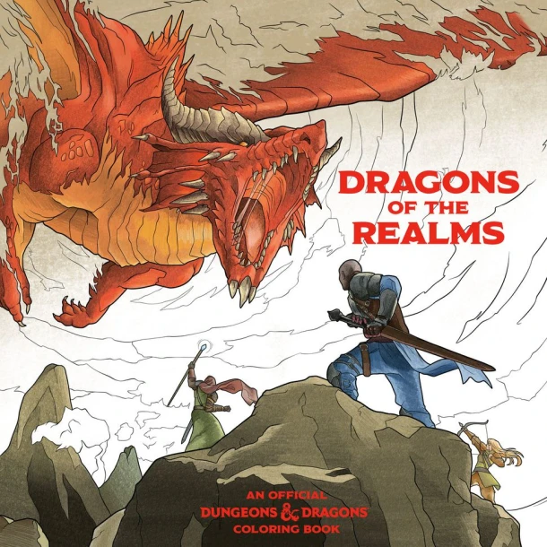 Dragons of the Realms – Official Dungeons & Dragons Licensed – boek cover
