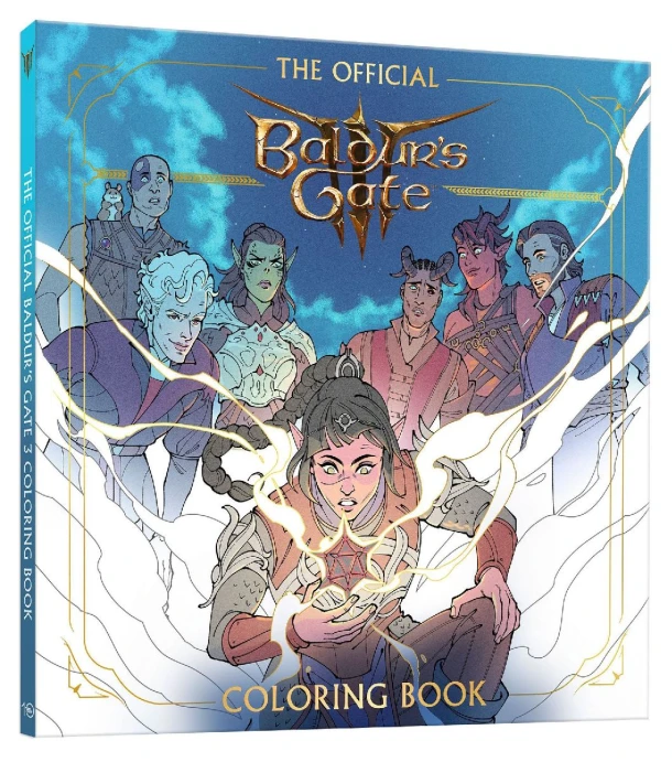 The Official Baldur's Gate 3 Coloring Book – Jaki King – boek cover