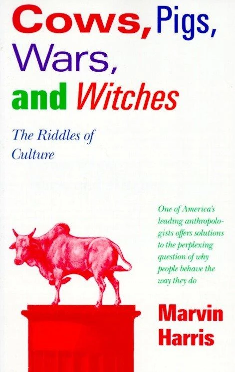 Cows, Pigs, Wars, and Witches – Marvin Harris – boek cover