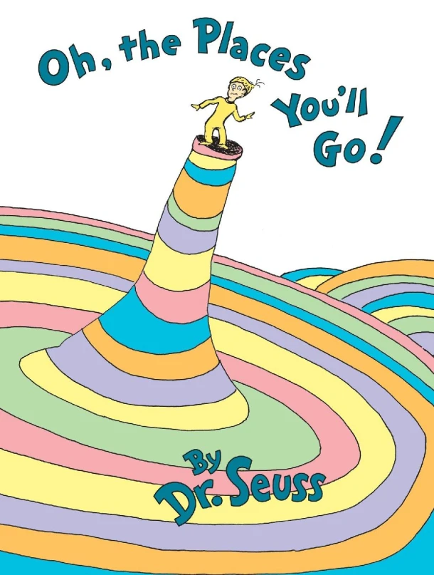 Oh, the Places You'll Go! – Dr. Seuss – boek cover