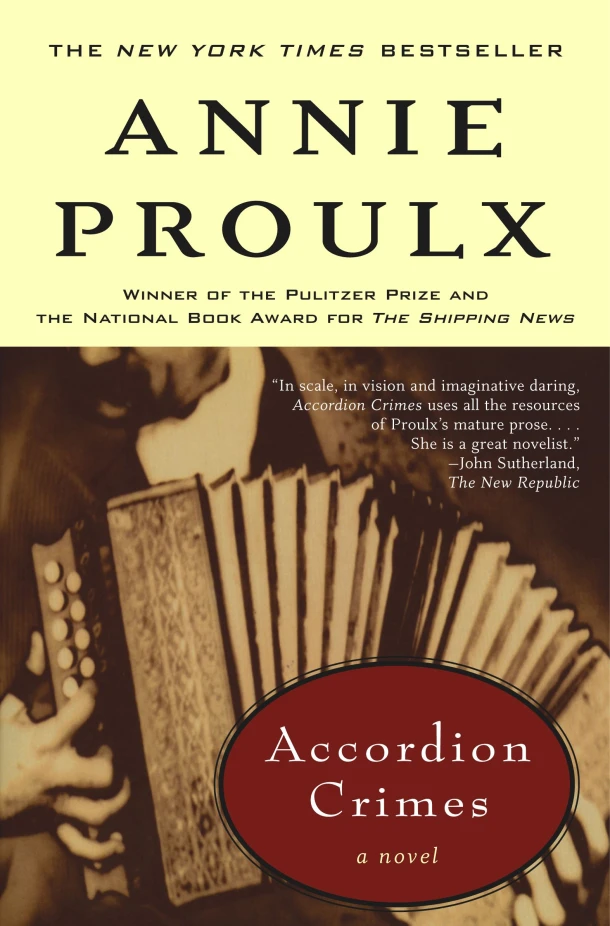 Accordion Crimes – Annie Proulx – boek cover