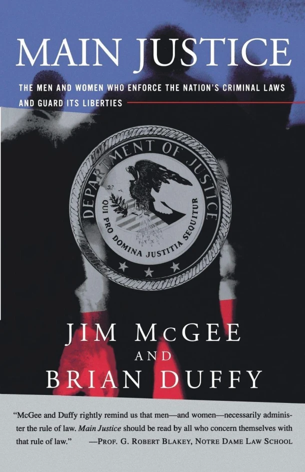 Main Justice – Jim McGee – boek cover