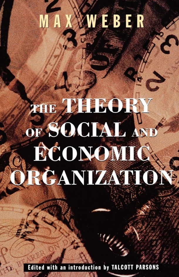 The Theory Of Social And Economic Organization – Max Weber – boek cover