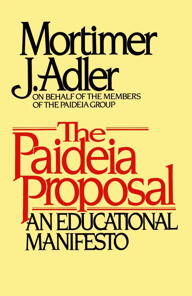 Paideia Proposal – Mortimer J. Adler – boek cover