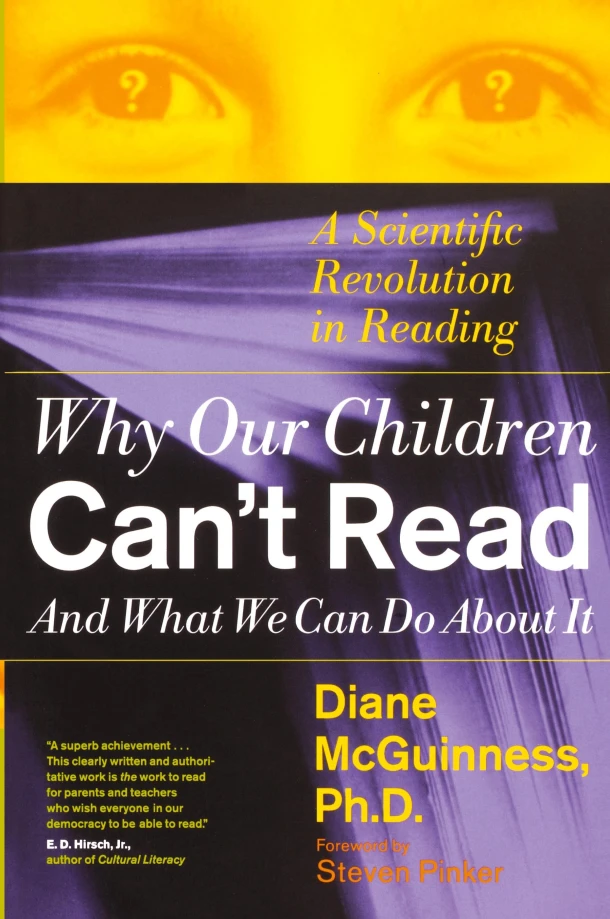 Why Our Children Can't Read, and What We Can Do about it – Diane McGuinness – boek cover