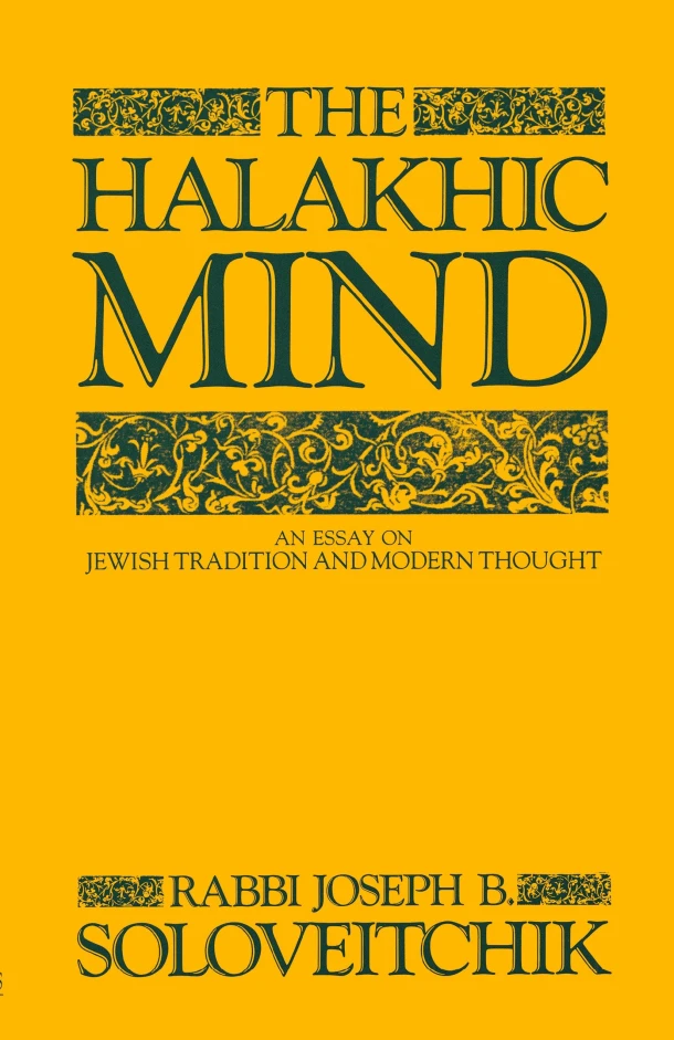 Halakhic Mind – Rabbi Joseph B. Soloveitchik – boek cover