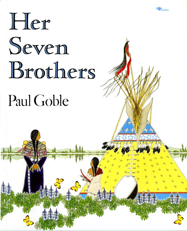Her Seven Brothers – Paul Goble – boek cover