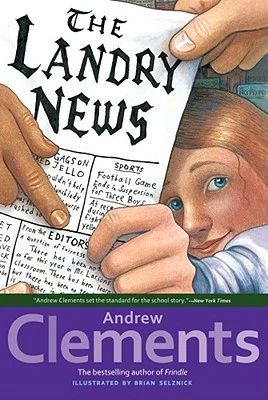 The Landry News – Andrew Clements – boek cover