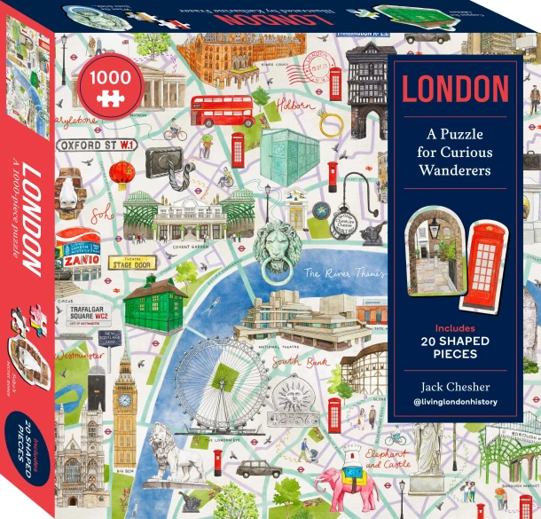 London: A Puzzle for Curious Wanderers – Jack Chesher – boek cover